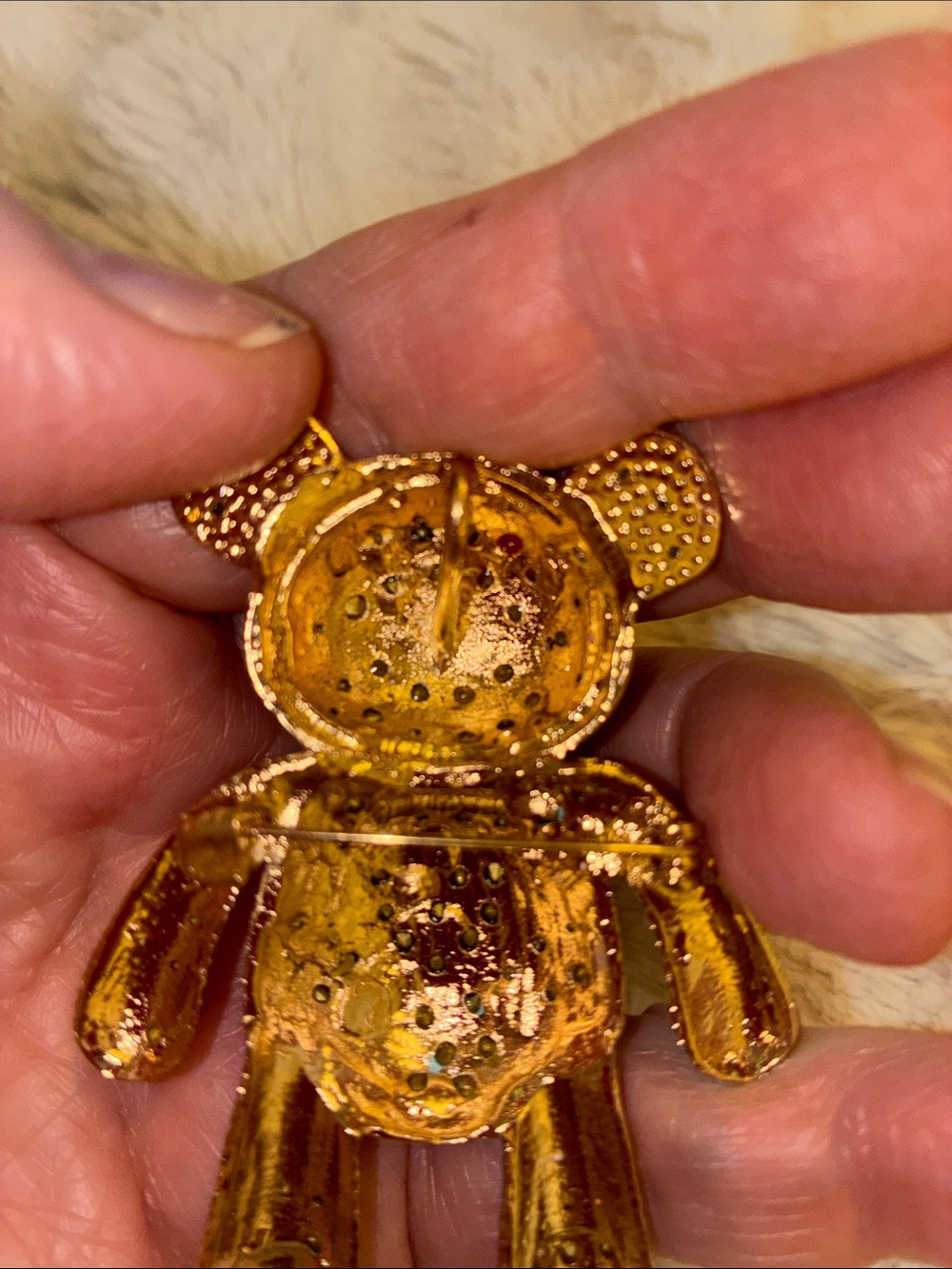Multicolor Rhinestone Teddy Bear 🧷 Accessory - Picture 5 of 7